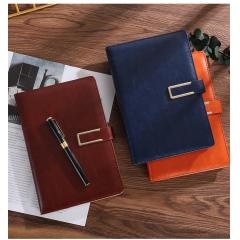 a5 Sheepskin business  notebook