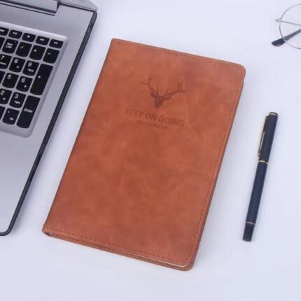 Coffret cadeau de carnets de notes A5 en PU de luxe avec impression personnalisée en gros et stylo