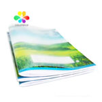 Cahier d'écolier à couverture transparente en PP, 100/200 pages, cahier d'exercices à une ligne