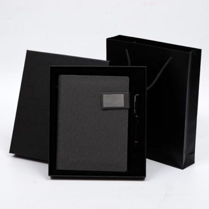 Carnet de notes A5 à feuilles mobiles, épais, amovible, haut de gamme, style rétro, en cuir, cadeau d'entreprise