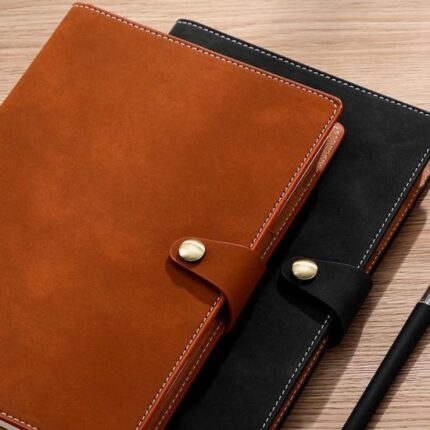 Hot selling good quality a5 Sheepskin business  notebook