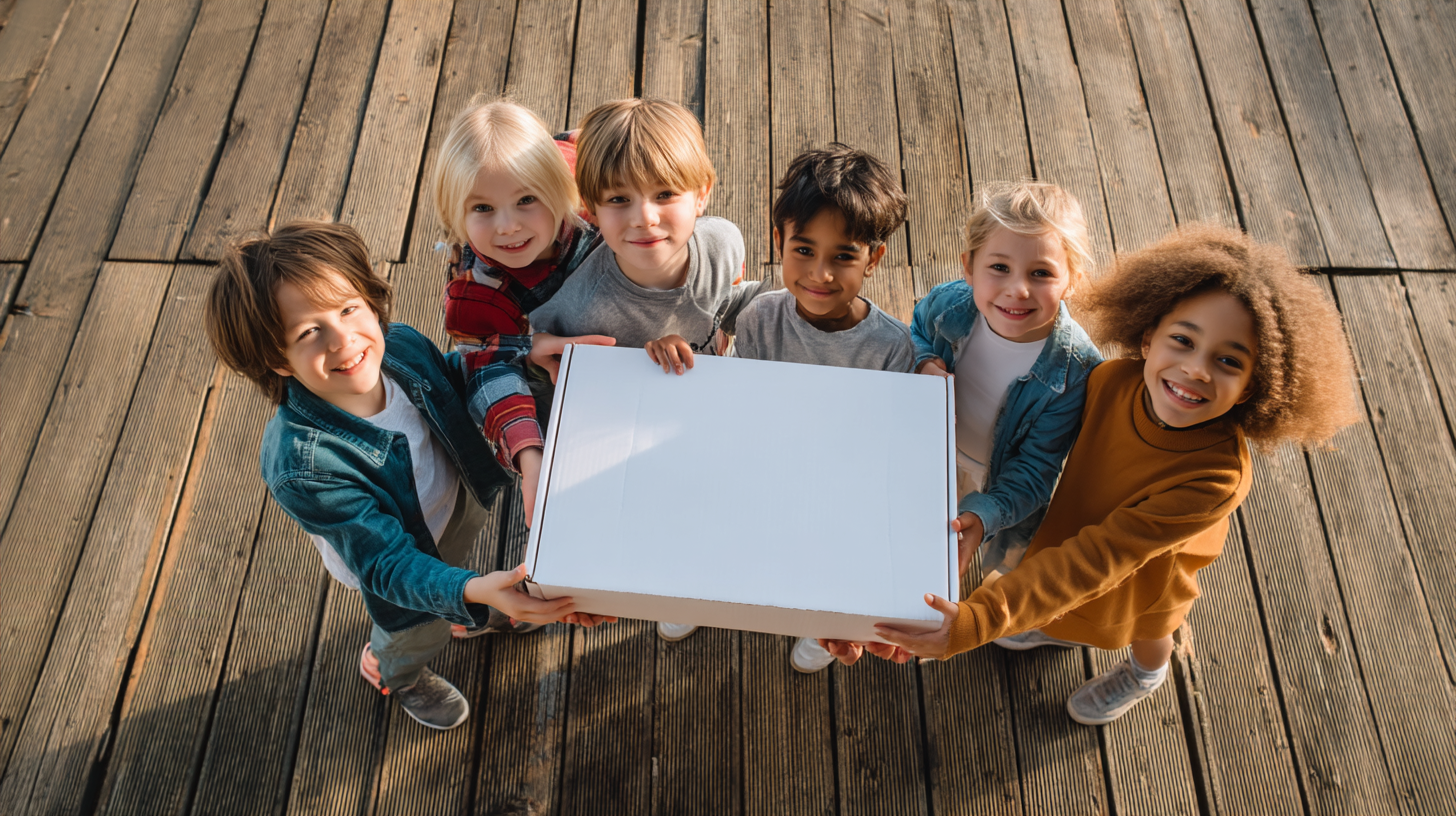 Lächelnde ghanaische Schulkinder