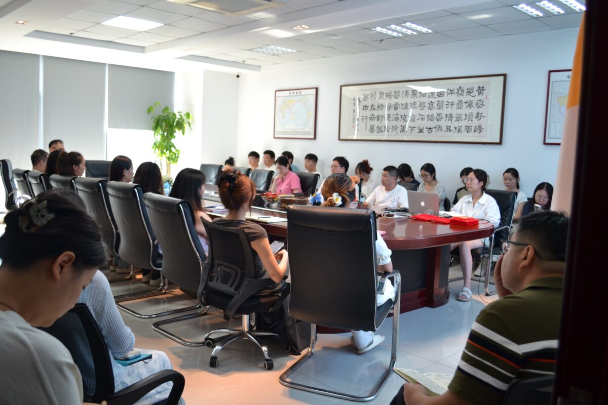 Colorfly leadership team at July strategic review meeting setting Q3 roadmap