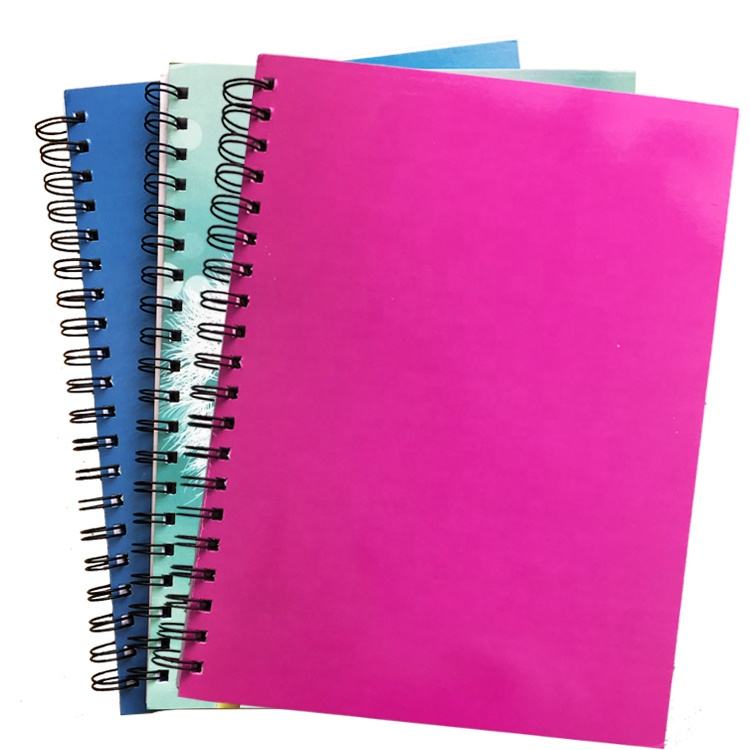 2025 heavy-duty subject notebook: Double-wire binding, 20×27cm size fits textbooks, MOQ 5k