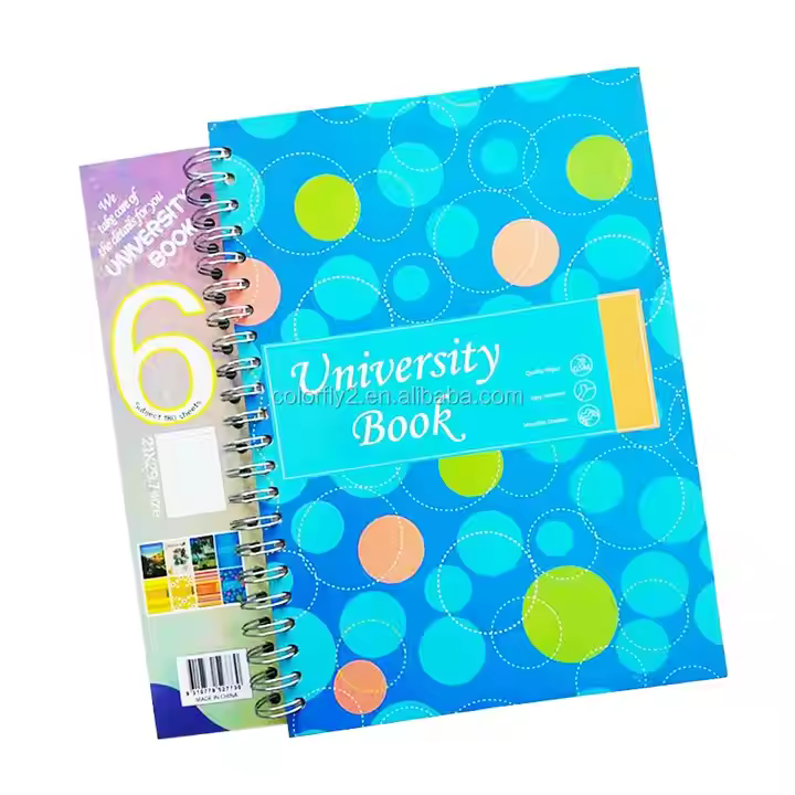 Double-wire binding on 120gsm sketchbook - tear-resistant for students