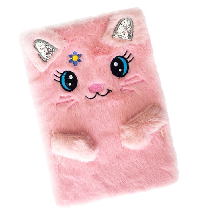 A5 Plush Notebook with Cloud-Soft Texture - Wireless Glue Binding for Flat Lay Sketching