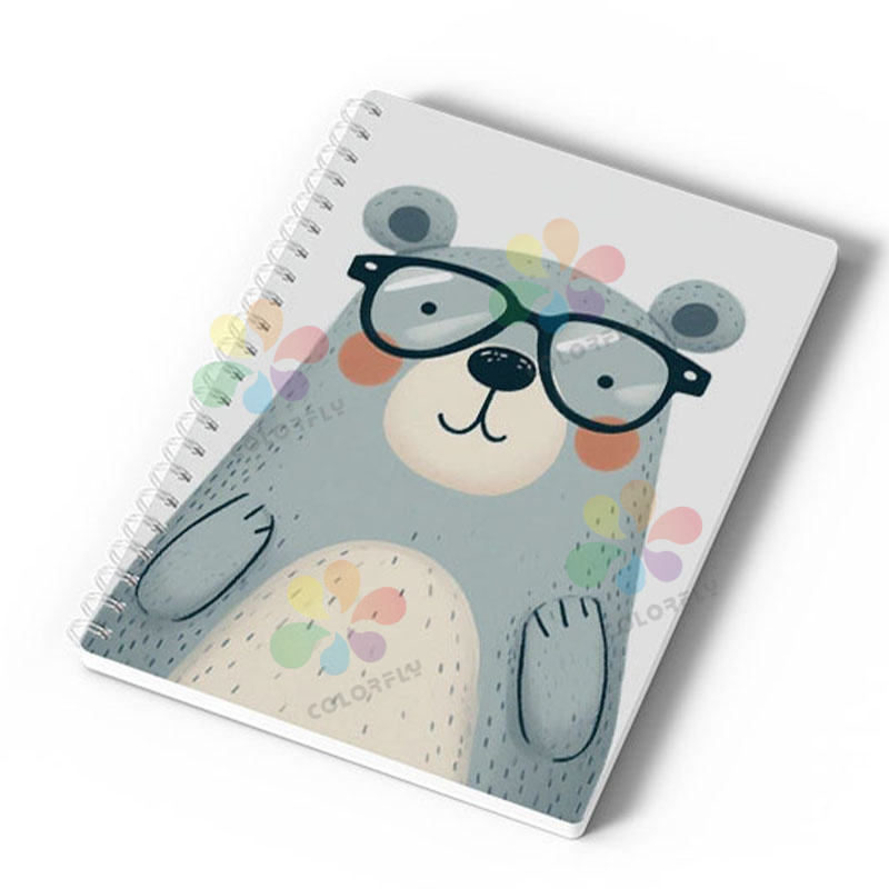 Custom A4 spiral notebook with a vibrant South American theme design