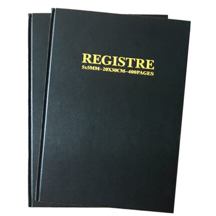 5x5mm Square Grid Notebook - 200-400 Page Engineer & Accounting Register
