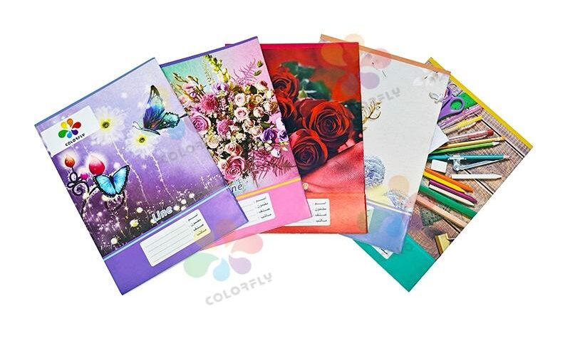 Custom saddle-stitched exercise book for school children