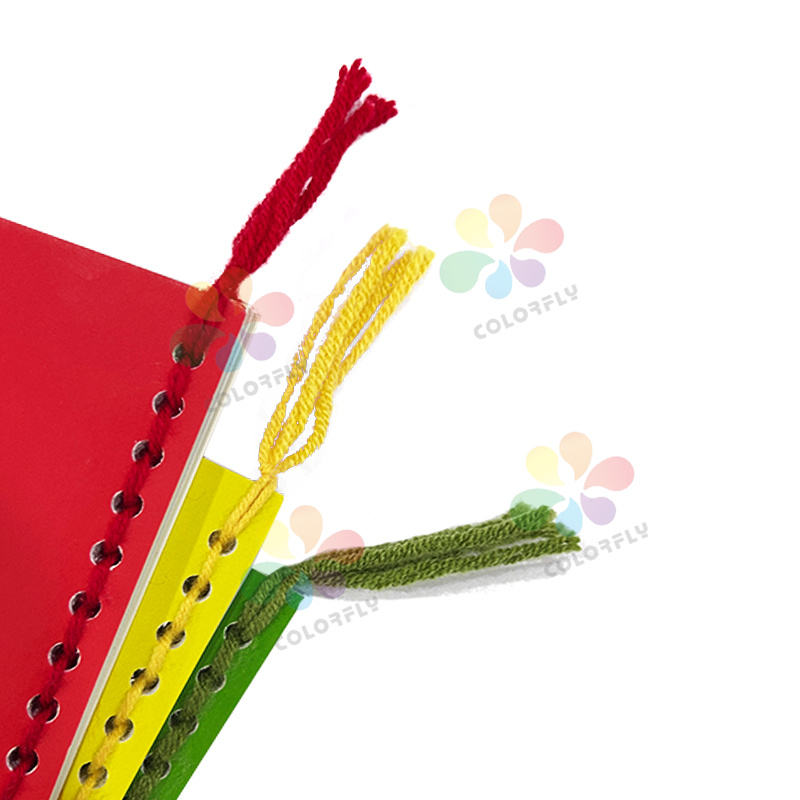 Bulk order of A5 yarn notebooks packaged for wholesale distribution