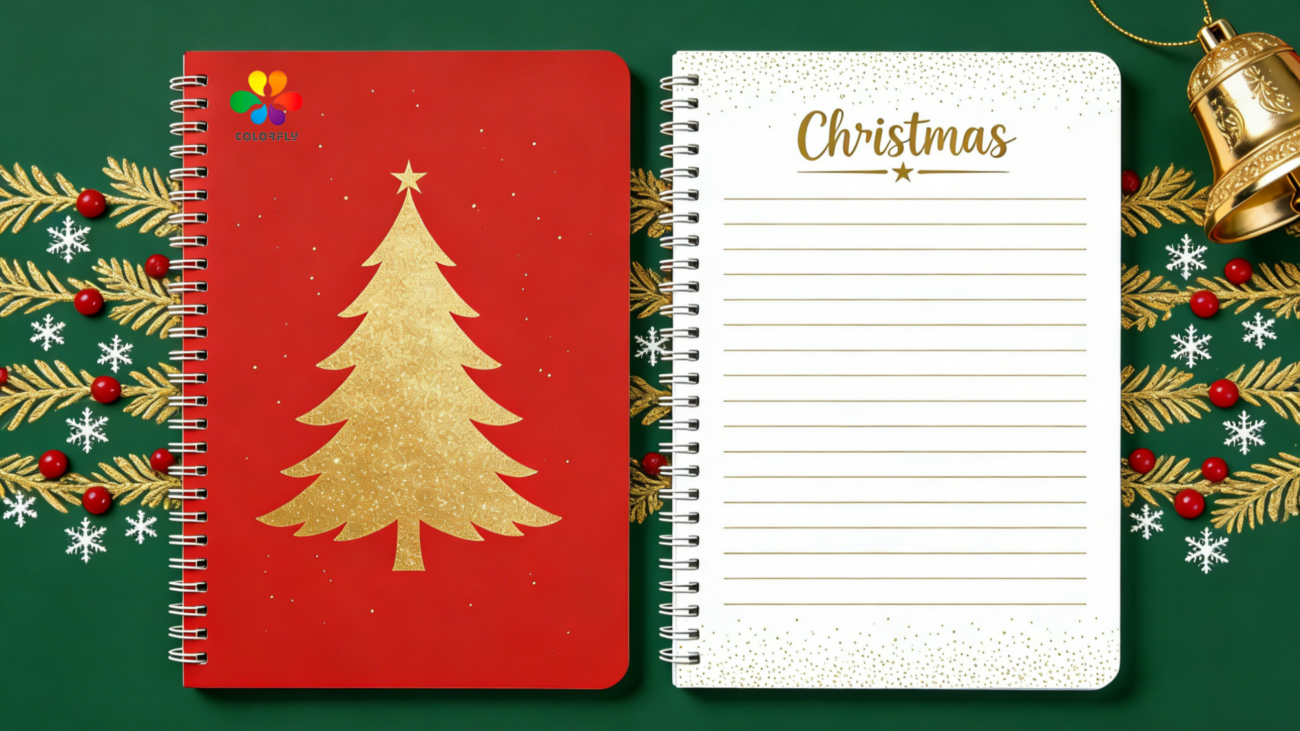 Colorfly Christmas Workbook - Child enjoying holiday learning activities