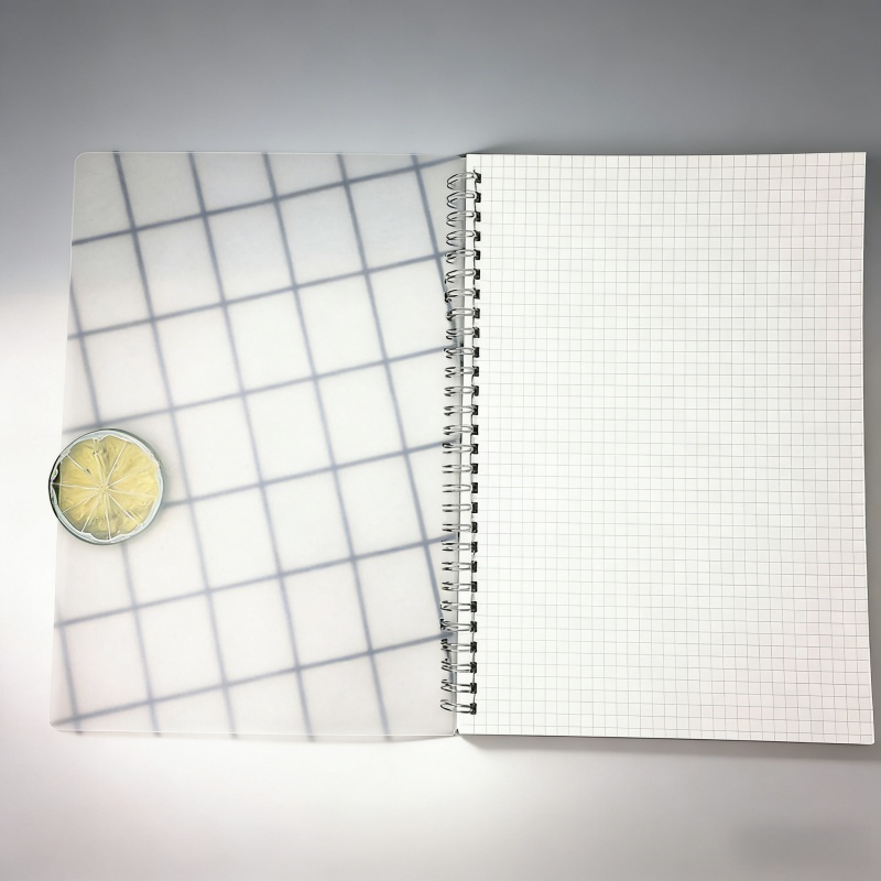 Close-up of Durable Spiral Binding on A5 Notebook