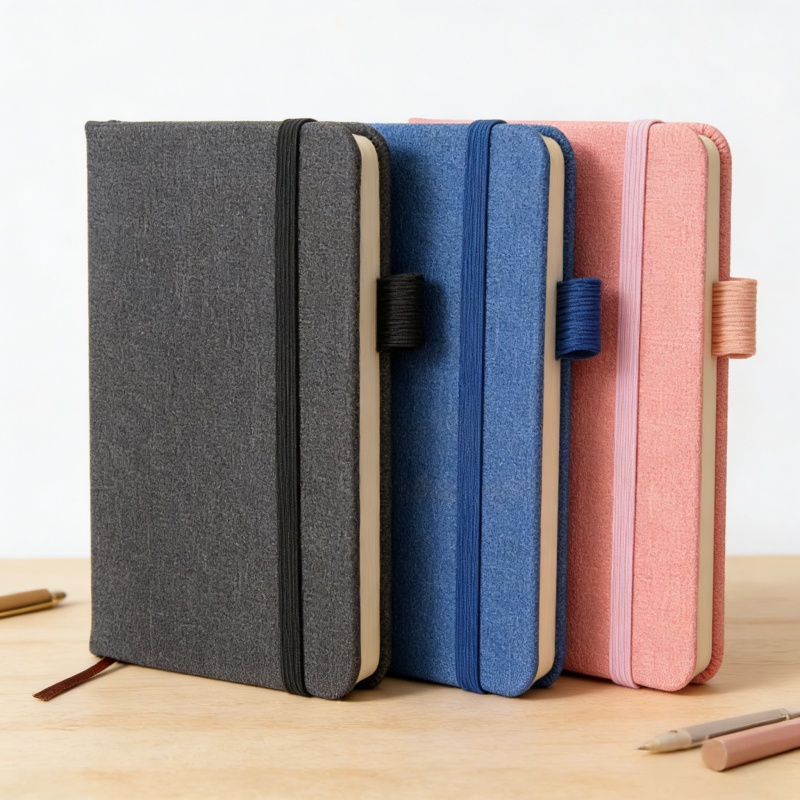 A5 PU leather planner with 2 jotters - Colorfly 2026 premium diary