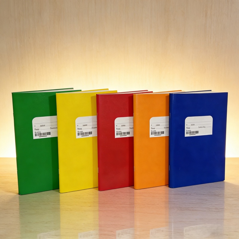 Colorfly custom school notebook with saddle stitched binding and durable cover