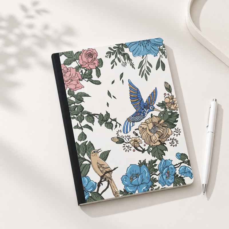 Colorfly 100 pages vintage primary school composition notebook wide ruled