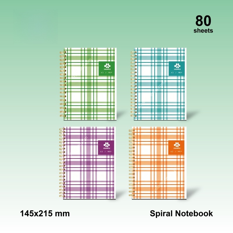Colorfly student gear featuring hardcover notebook