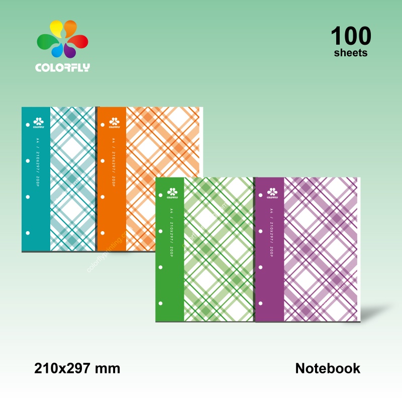 full plaid collection set including sticky notes and writing tools for gifting